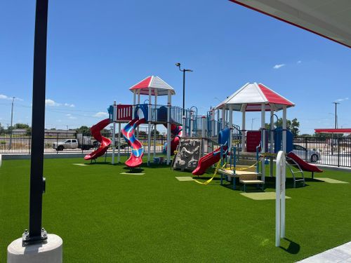 Playground Installations for Texas Freedom Turf Co. in Dallas, TX