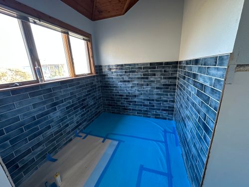 Bathroom Renovation for Salt Side Construction in The Outer Banks, NC