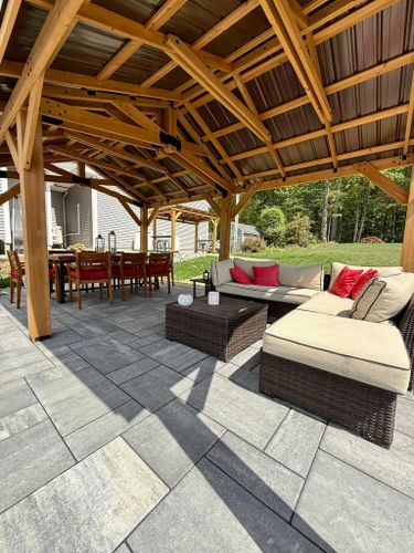 Patio Design & Construction for Z. Hastings Landscape Construction in Templeton, MA