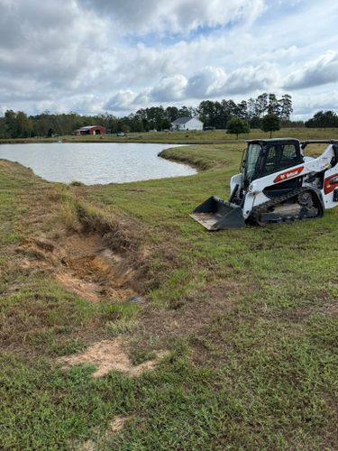 Site Preparation for Advantage Rental And Services in Youngsville, NC