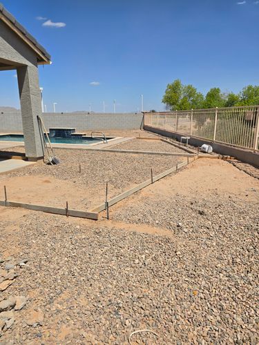Patio Design & Installation for Diamond Dust Concrete in Show Low, AZ