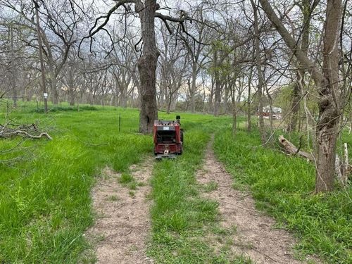 Mowing for Allen Lawn Care in Taylor, Texas