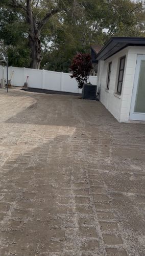 Pavers for Team Tolson Landscape in Tampa Bay, FL