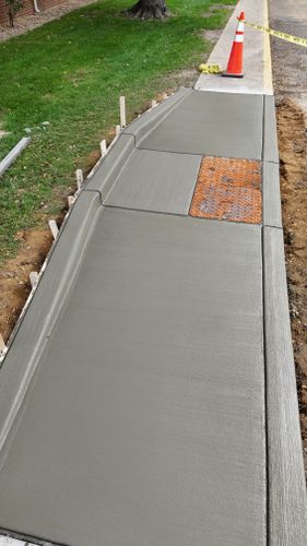 Sidewalk Installation for B&M Concrete LLC in Longmont, CO