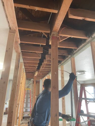 Framing for Albano's Construction Solutions in Gustine, CA