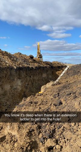 Custom Drainage for Legge Farms and Drainage in Garner, IA