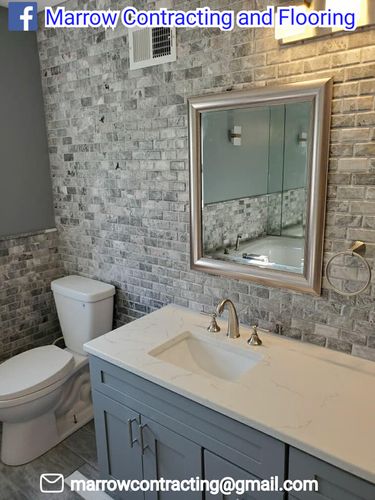 Bathroom Renovation for Marrow Contracting & Flooring LLC in Morristown, NJ