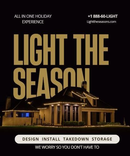 Seamless, Professional, Full Service Christmas Lights Installation for Light the Season in Lafayette Parish,  LA