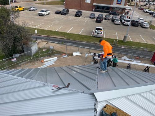 Metal Roofing for Double RR Construction in Royse City, TX