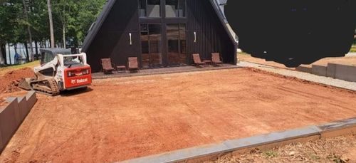 Grading for D&D Unlimited Landscaping in Hartwell, GA