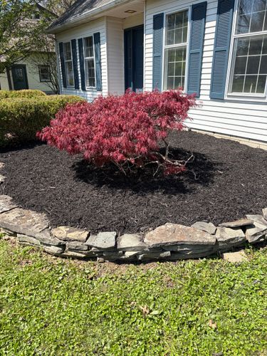 Mulch Installation for Youngstown Lawn & Patio Design in Canfield, OH