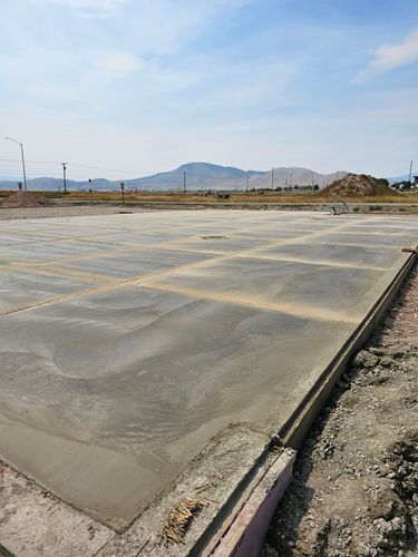 Concrete work for Blue Mountain Construction in Roundup, MT
