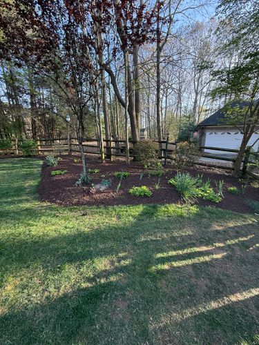 Mulch Installation for Southern Star Landscaping LLC in Catawba, NC
