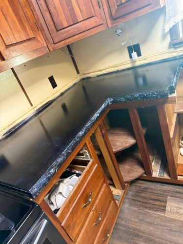 Epoxy, Overlay, & Mixed Media Projects for Whitfield Concrete Construction in Solsberry, IN
