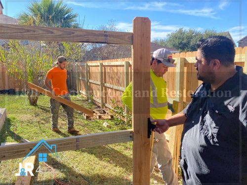 Fencing for J and R Co. in San Antonio,  TX