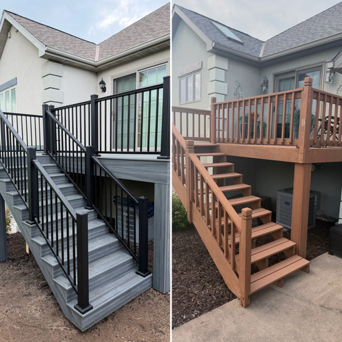 Composite Decking for RBM Construction Inc. in Eau Claire, WI
