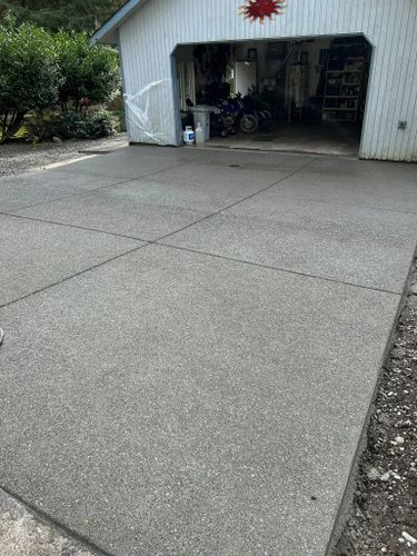 Concrete Driveways for MD Construction & Sewer in North Yelm, WA