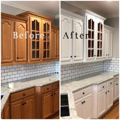 Kitchen Cabinets Refinishing for KorPro Painting LLC  & pressure washing services  in Spartanburg, SC