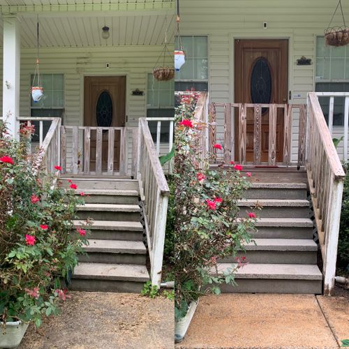 Painting Preparation for Clean Slate Pressure Washing in Birmingham, AL