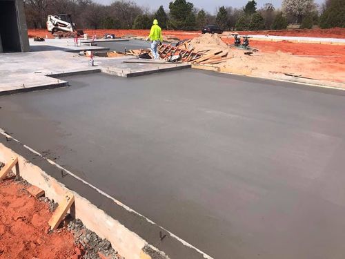 Commercial concrete Foundations for RM Concrete Construction,LLC. in Norman, , OK