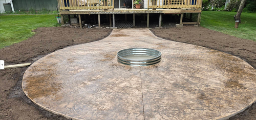 Patio Design & Construction for J&J Masonry and Concrete in Escanana, MI