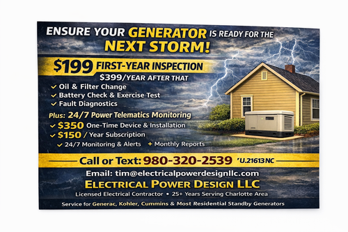  for Electrical Power Design in Concord, NC