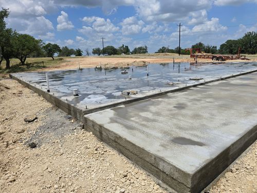 Site Preparation for Evant Backhoe & Construction in Evant, TX