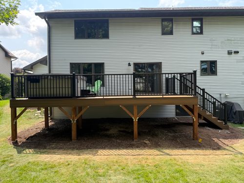 Composite Decking for RBM Construction Inc. in Eau Claire, WI