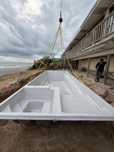 Fiberglass Pool Shells by Liberty Pools for Kinetic Pools in Corpus Christi, TX