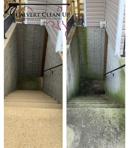 Pressure Washing for Calvert Clean Up, Pressure Washing & Hauling LLC in Pasadena, MD