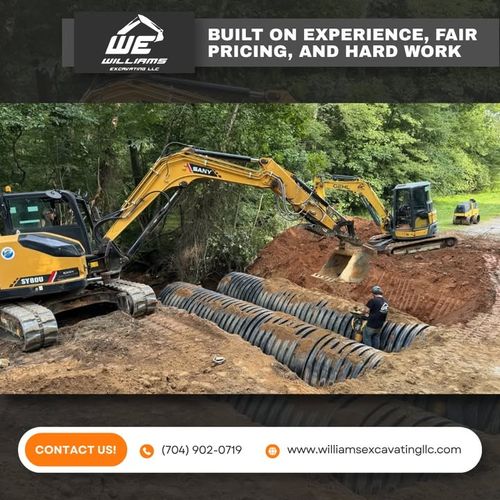  for Williams Excavating in Statesville, NC
