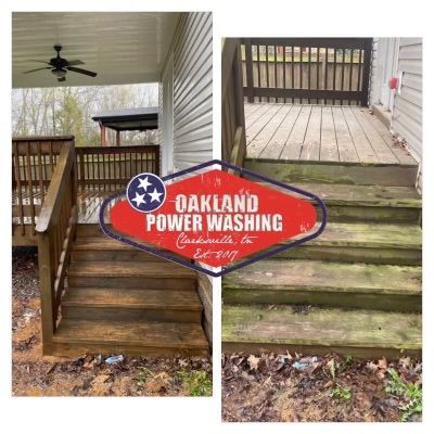 House and Roof Softwash for Oakland Power Washing in Clarksville, TN