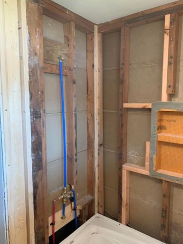 Bathroom Renovation for L.R. Platt Construction in Boonville, New York