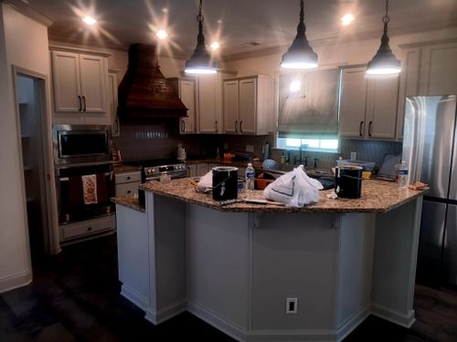 Kitchen and Cabinet Refinishing for Hollier's Painting in Lafayette, LA