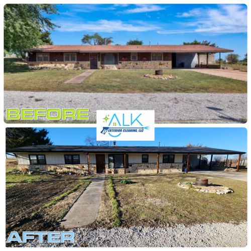 Exterior House Painting for ALK Exterior Cleaning, LLC in Burden, KS