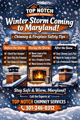 Inspections for Top Notch Chimney Services in Charlotte Hall, MD