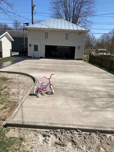 Concrete Stamping for Cory Boes Construction and Masonry, LLC in Upper Sandusky, OH