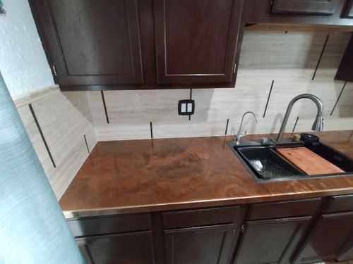 Epoxy Countertop for Kings Tile LLC Bathroom Remodeling in El Paso, TX