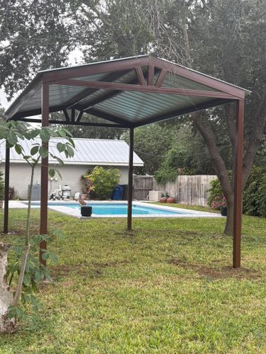 Landscaping for Superior Painting and Metal Solutions in Edinburg, TX