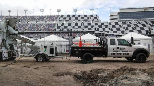 Concrete Line Pumping for HP Concrete Pumping, Inc. in Smyrna Beach, FL