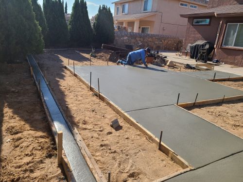 Concrete Work for ADM Landscaping & Irrigation LLC in El Paso,  TX