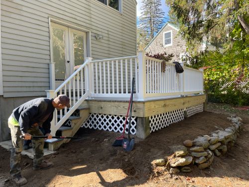 Deck Construction for McKenna General Contracting in Readfield, ME