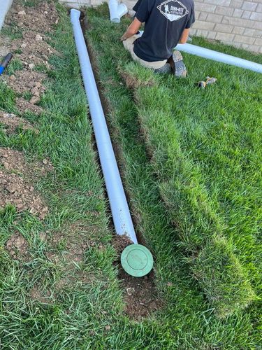Outdoor Drainage for Dunn-Rite Landscaping in New Oxford, PA