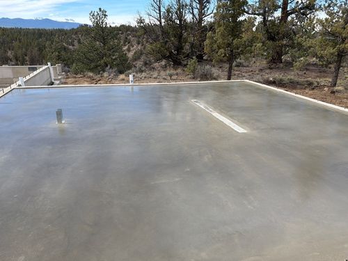 Concrete Slab Construction for TJR Concrete and Construction in Bend, OR