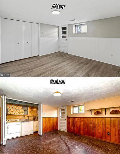 Basement Renovation for Chesapeake Solutions in Pasadena, MD