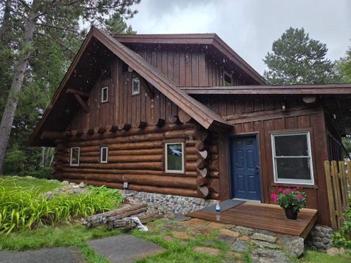 Chinking for 218 Painting & Log Restoration LLC in Britt, MN