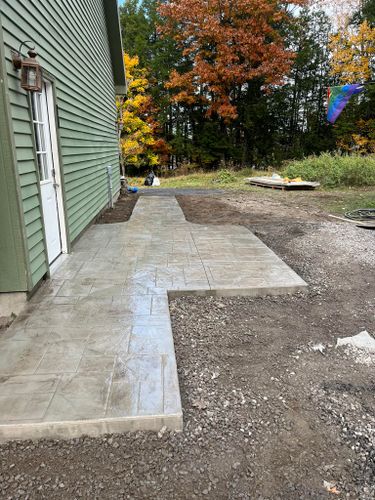 Sidewalk Installation for Custom Concrete of Maine in Biddeford, ME
