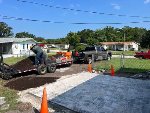 Full scale landscape designing and installations for Isaiah Simmons Construction and Landscaping LLC in Brevard County, Florida