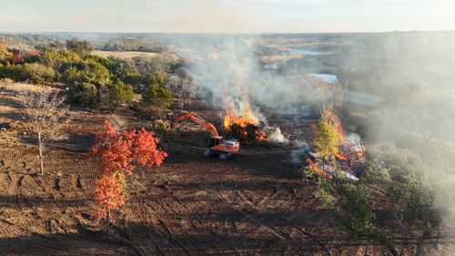 Demolition for South Prairie Construction in Graham, TX