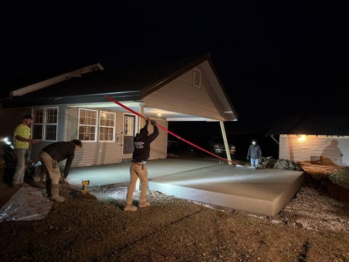 Basement, Block-Wall, Poured-Wall, & Other Foundations for Whitfield Concrete Construction in Solsberry, IN